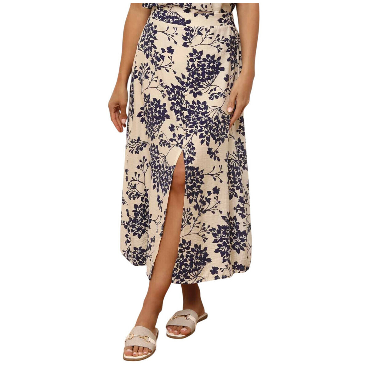 Kleidung Damen Röcke La Modeuse 75357_P178072 Blau