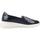 Schuhe Damen Slipper Geox D ALLENIEE Blau