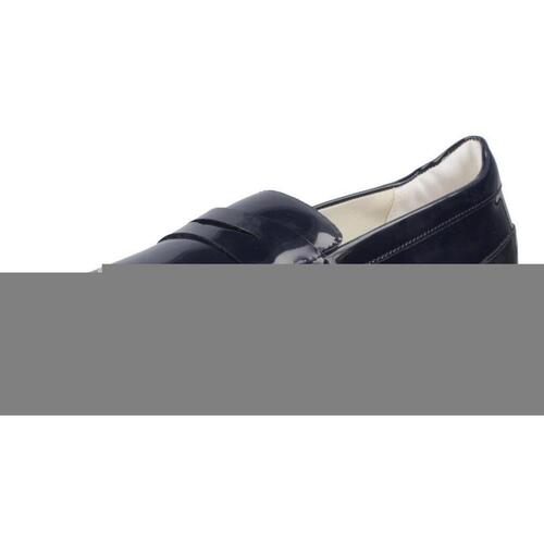 Schuhe Damen Slipper Geox D ALLENIEE Blau