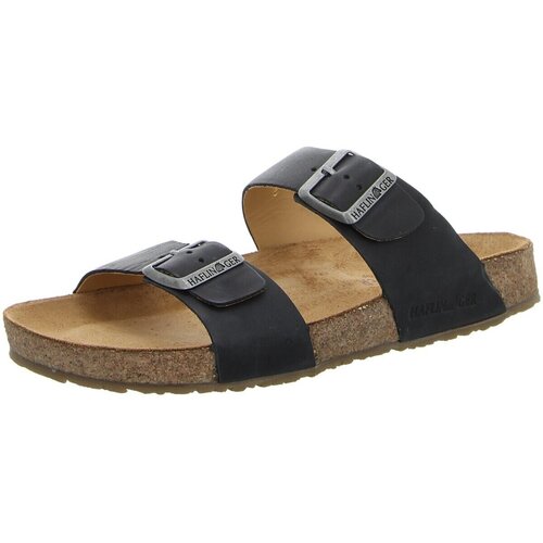 Schuhe Herren Pantoletten / Clogs Haflinger Offene 819016 0 1688 Schwarz