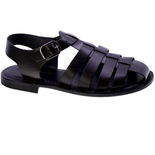 Schuhe Herren Sandalen / Sandaletten Cuoieria Italiana 145632 Schwarz