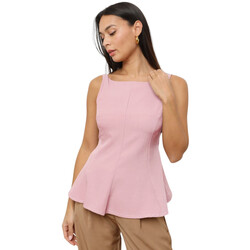 Kleidung Damen Tops / Blusen La Modeuse 75632_P178972 Rosa