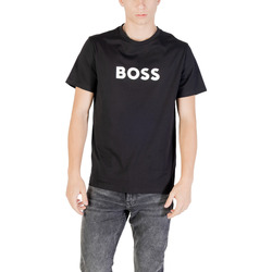 Kleidung Herren Langärmelige Polohemden BOSS 10249533 50491706 Schwarz