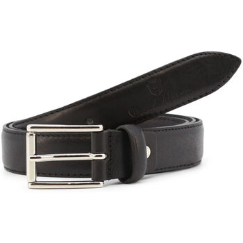 Accessoires Herren Gürtel Duca Di Morrone Belt - Leather Black Schwarz