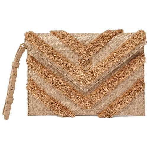 Taschen Damen Taschen Pinko FLAT PURSE HANDLE Beige