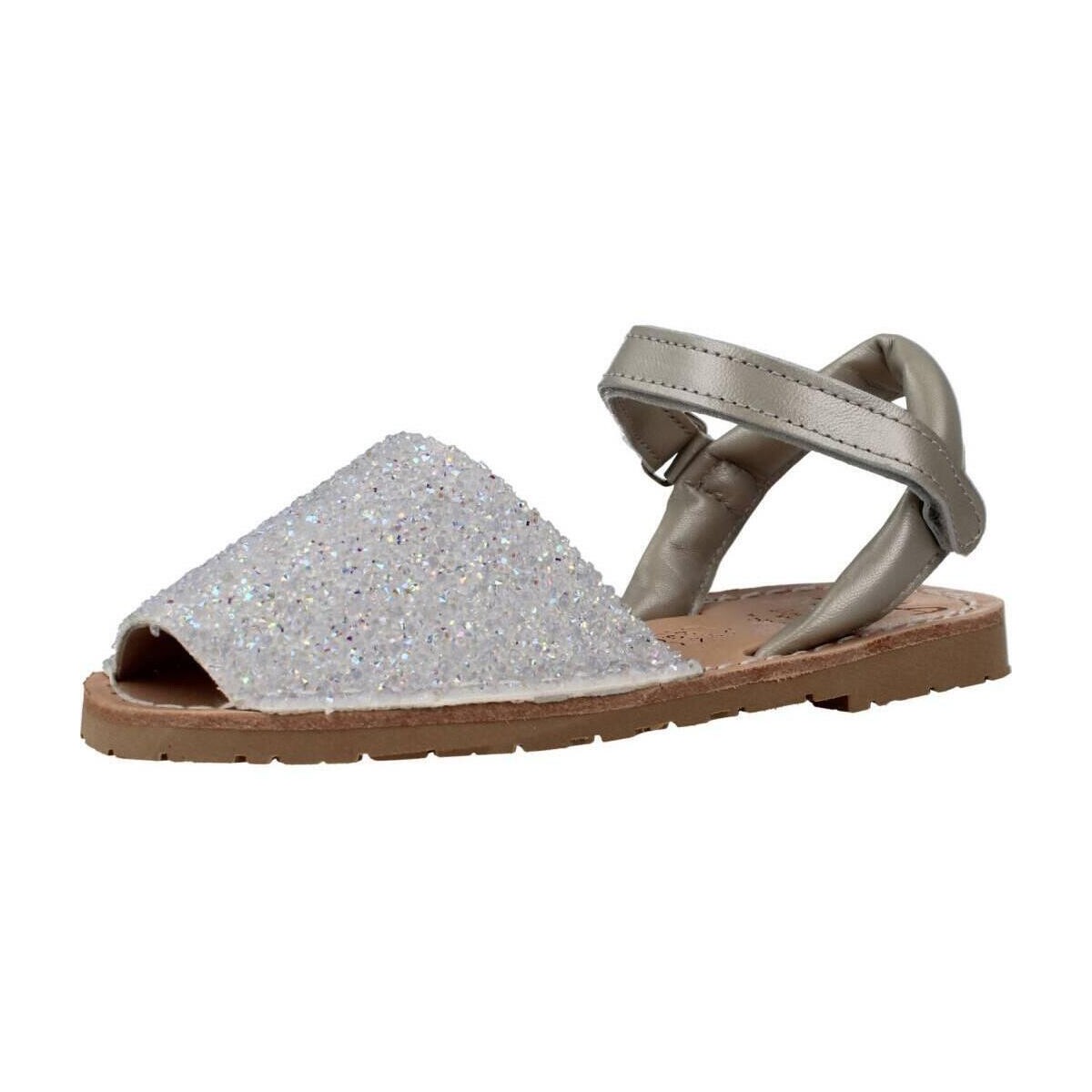 Schuhe Mädchen Sandalen / Sandaletten Ria IBICENCA Silbern