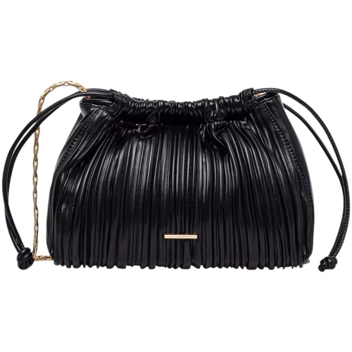 Calvin Klein Jeans DRAWSTRING PLISSE CROSSBODY LV04F3076G Schwarz