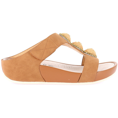 Schuhe Damen Pantoffel Grunland  Braun