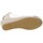 Schuhe Damen Leinen-Pantoletten mit gefloch Zapp PANTOFFEL  111 Gold