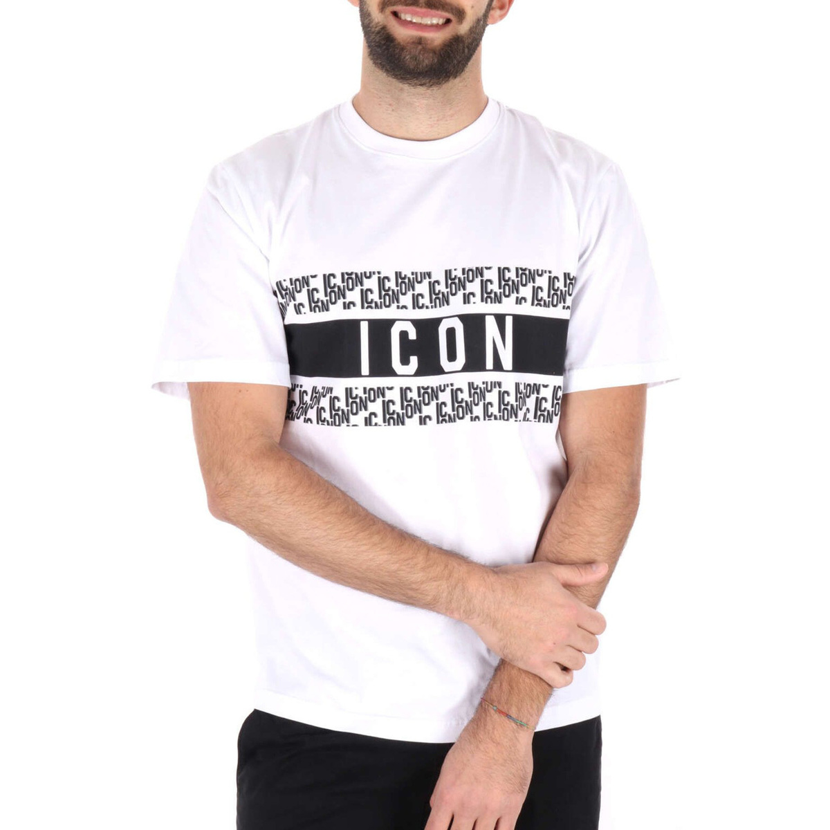 Kleidung Herren T-Shirts & Poloshirts Icon  Weiss