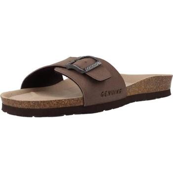 Schuhe Damen Sandalen / Sandaletten Genuins TORONTO Braun