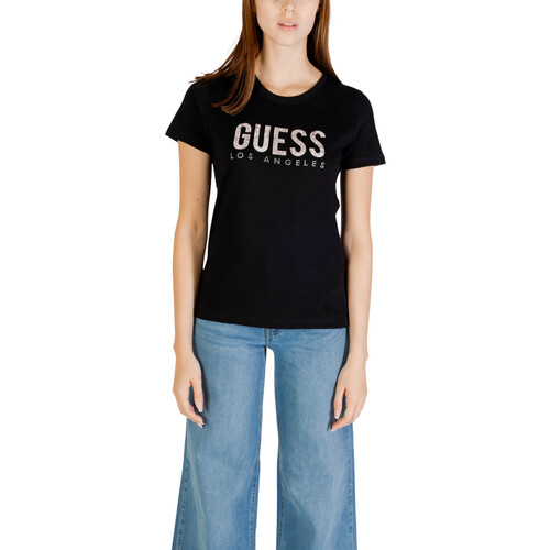 Guess SS CN PYTHON LOGO TEE W5RI19 I3Z14 Schwarz