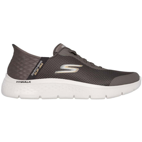Schuhe Herren Sneaker Skechers 216324  SLIP-INS: GO WALK FLEX - HANDS Beige