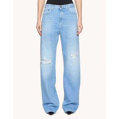 Kleidung Damen Jeans Dondup FRANCINE DP777 DFE286D-IO1 800 Blau