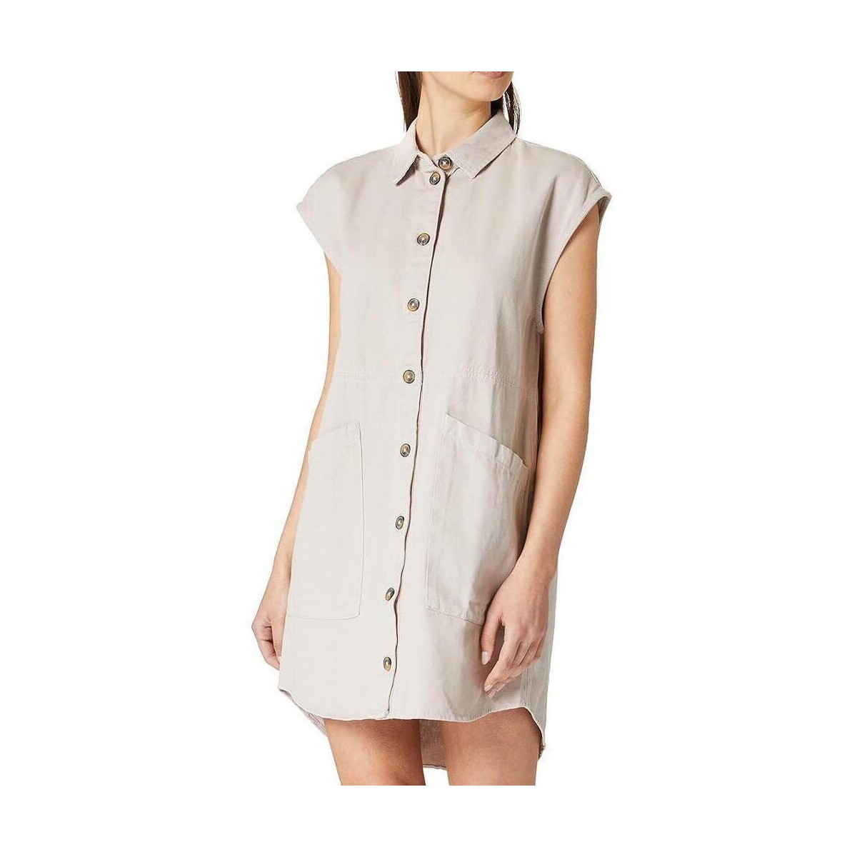Kleidung Damen Kleider Noisy May 27015411 Beige