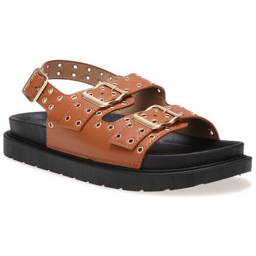 Schuhe Damen Sandalen / Sandaletten La Modeuse 75418_P178282 Braun