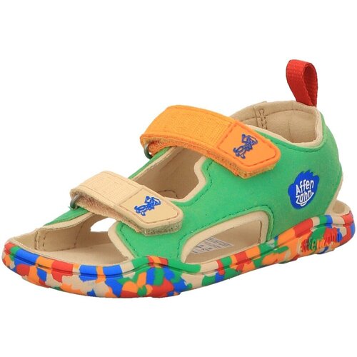 Schuhe Jungen Sandalen / Sandaletten Affenzahn Schuhe Sandale Vegan Airy 10 Jahre 00392 20016 Grün