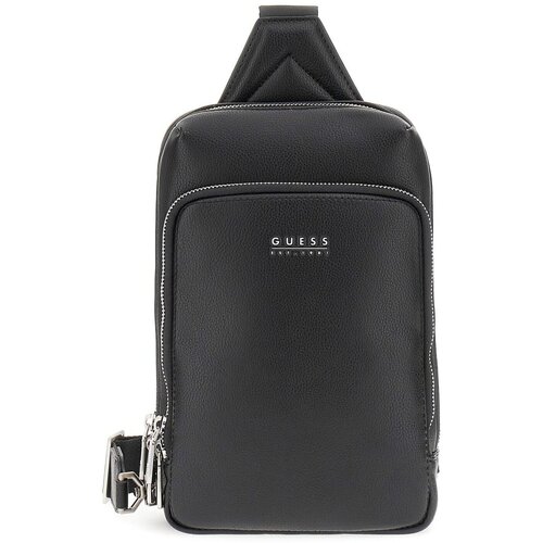 Taschen Herren Umhängetaschen Guess HMMITU P5226 Schwarz