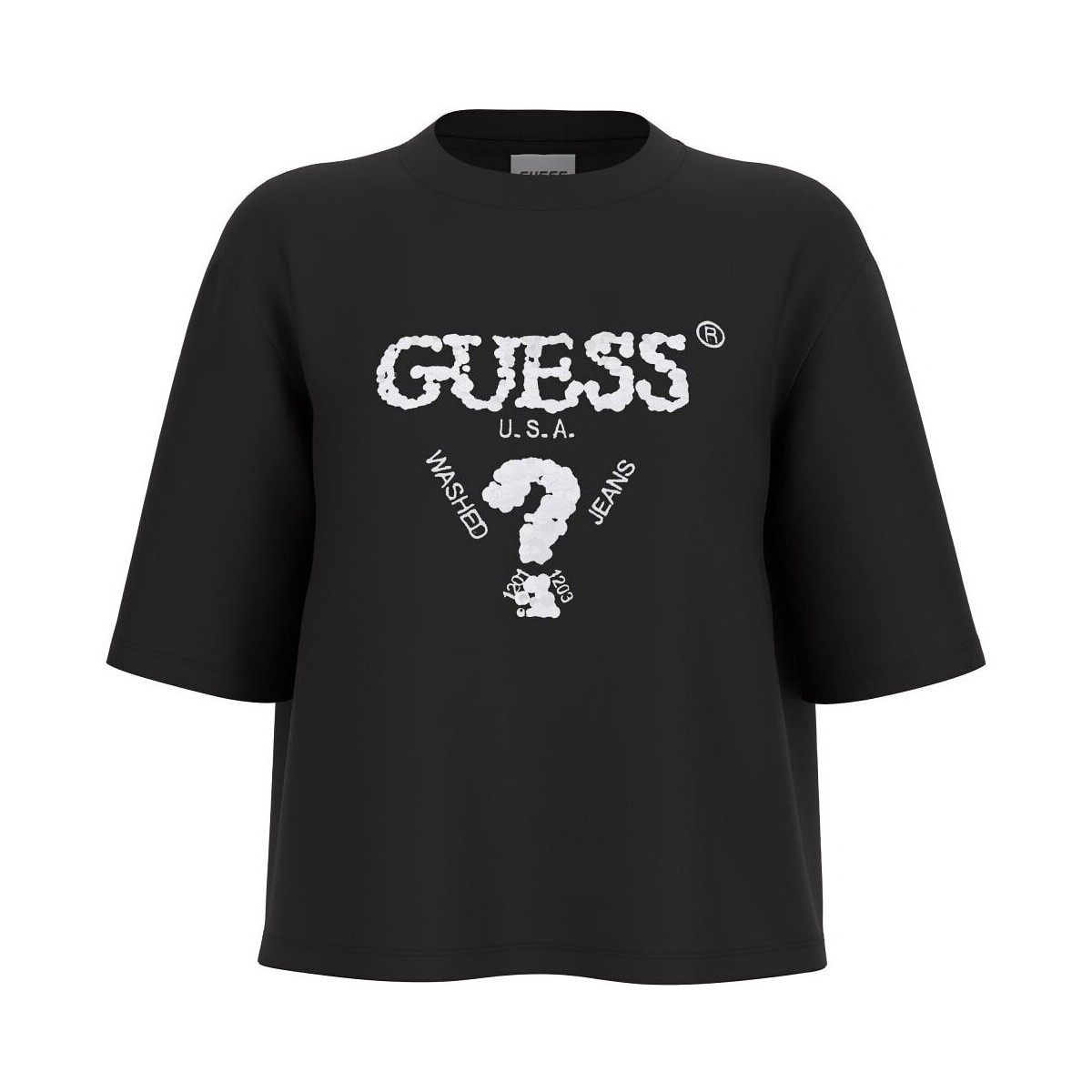 Kleidung Damen T-Shirts & Poloshirts Guess V4YI06 I3Z14 Schwarz