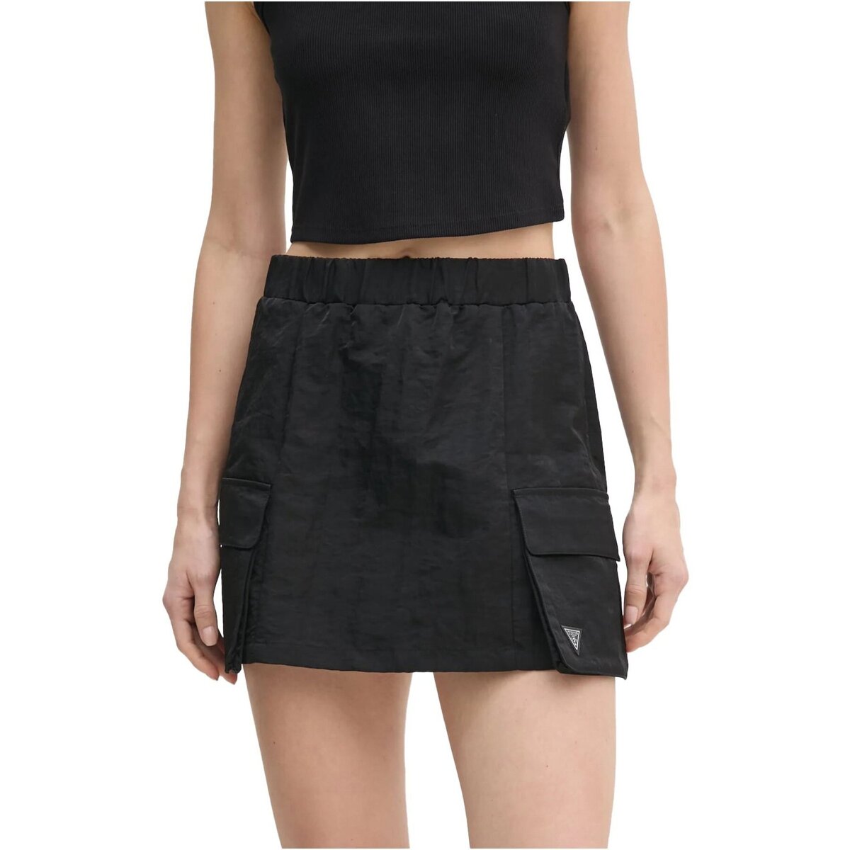 Kleidung Damen Röcke Guess V5RD07 WGYB0 Schwarz