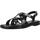 Schuhe Damen Sandalen / Sandaletten Porronet 3125P Schwarz