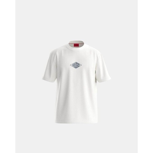 Kleidung Herren T-Shirts BOSS 50534951 DARUNU Weiss