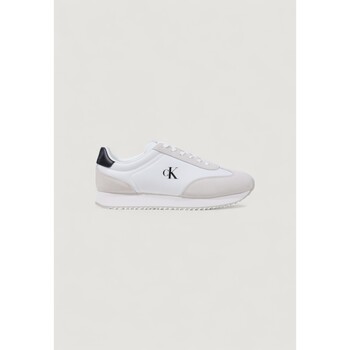Schuhe Herren Sneaker Calvin Klein Jeans RETRO RUNNER LACE UP YM0YM01325 Weiss