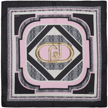 Accessoires Damen Schal Liu Jo ECS FOULARD PITONE 90X90 2A5056T0300 Schwarz