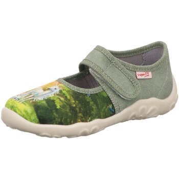 Schuhe Mädchen Hausschuhe Superfit Hausschuh Textil BONNY 1-000281-7530 7530 Grün