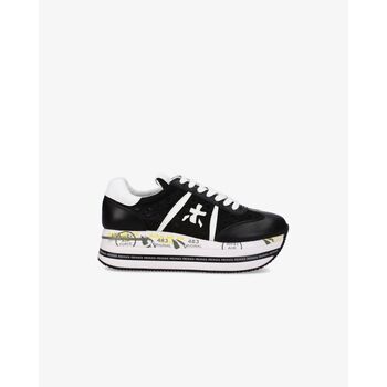 Schuhe Damen Sneaker Premiata BETH 7380-BLACK Schwarz