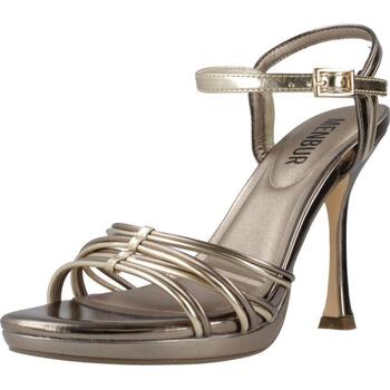 Schuhe Damen Pumps Menbur 24851M Silbern