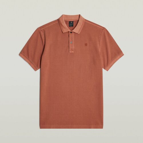 Kleidung Herren T-Shirts & Poloshirts G-Star Raw D11595-D756 DUNDA OVERDYED-H034 ETRUSCAN RED Braun