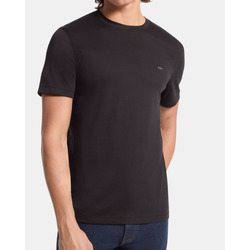 Kleidung Herren T-Shirts MICHAEL Michael Kors CB95FJ2C93 SLEEK INT MK HEM Schwarz