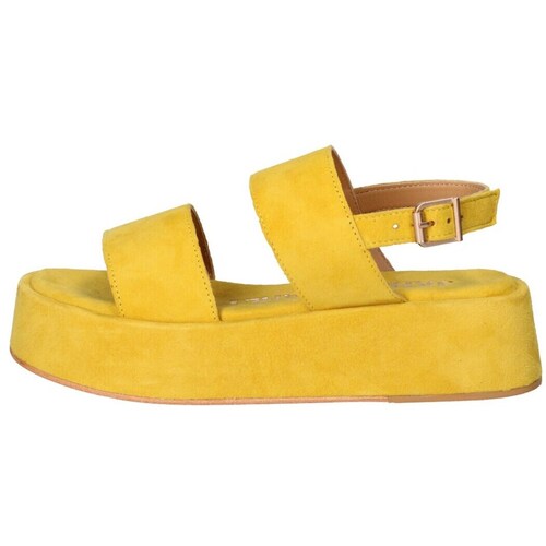 Schuhe Damen Sandalen / Sandaletten Janet&Janet J-121 Sandelholz Frau Gelb