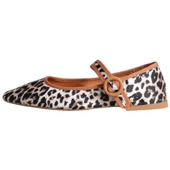 Schuhe Damen Ballerinas Top3 SE25381 Braun
