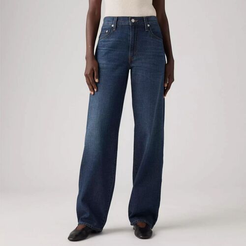 Kleidung Damen Jeans Levi's A3494 0059 - BAGGY DAD-DO YOU MIND Schwarz