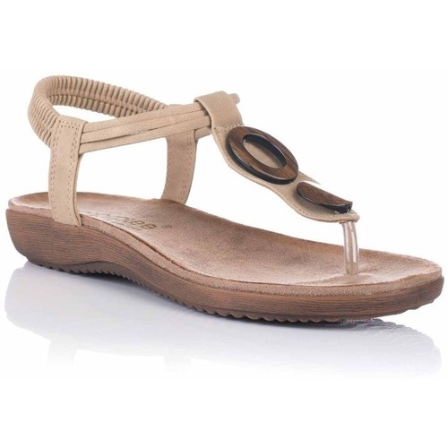 Schuhe Damen Sandalen / Sandaletten Amarpies ABZ17063 Beige