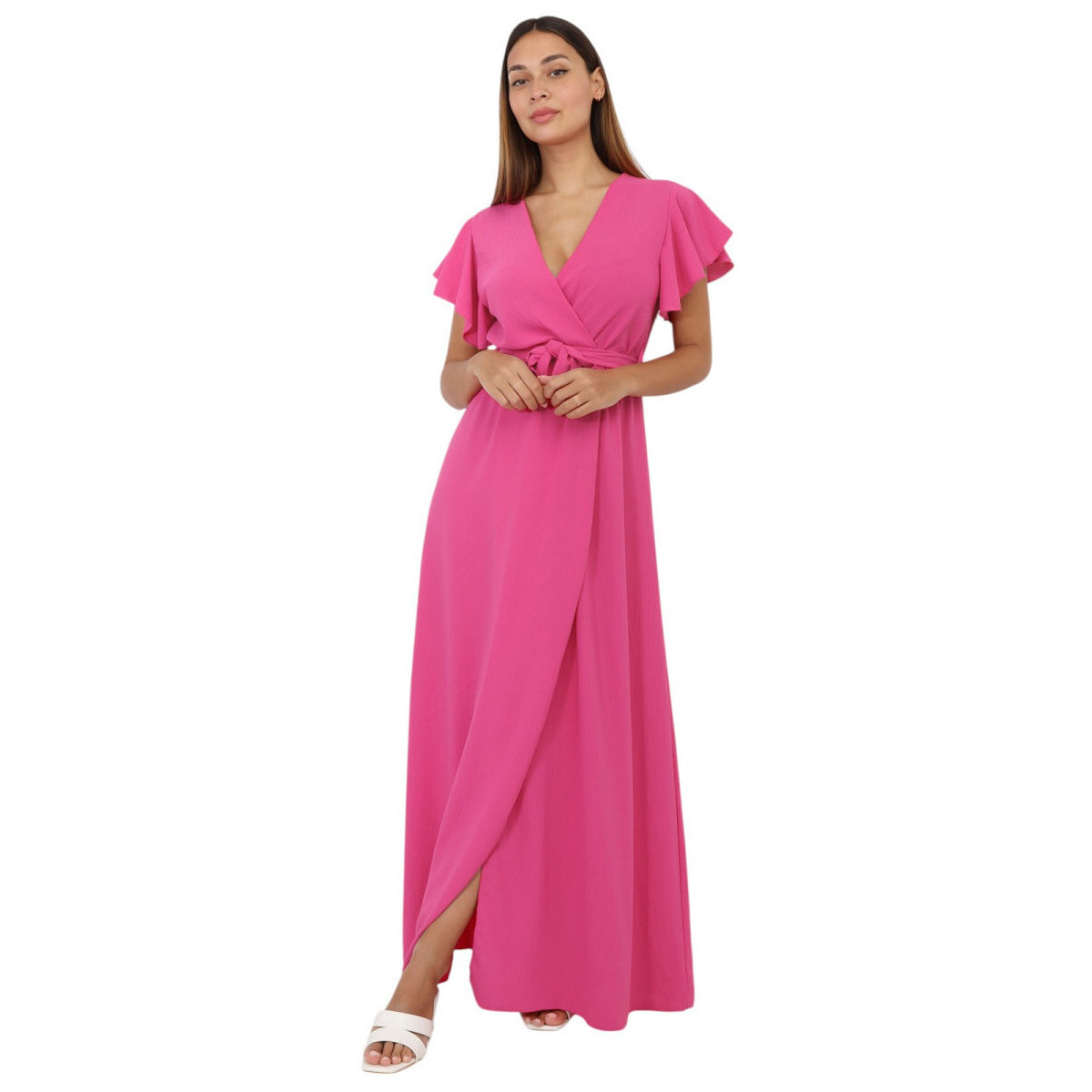 Kleidung Damen Kleider La Modeuse 75680_P179147 Rosa