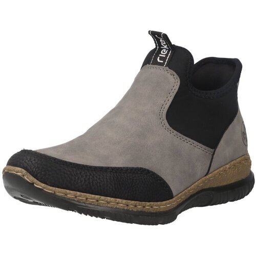 Schuhe Damen Stiefel Rieker Stiefeletten HWK Stiefel N3280-42 Grau