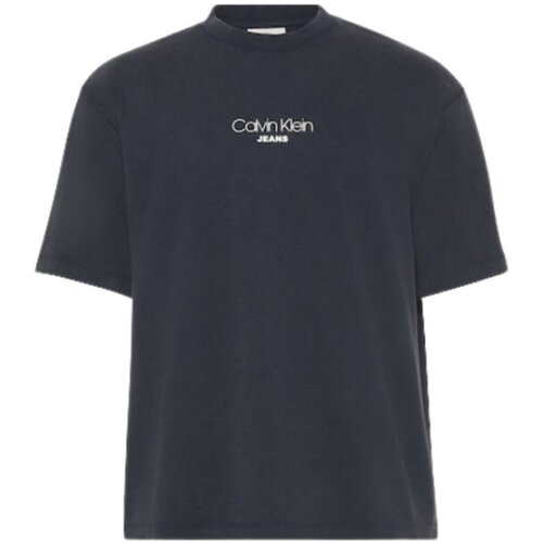 Kleidung Herren T-Shirts Calvin Klein Jeans LV04RB824G Schwarz