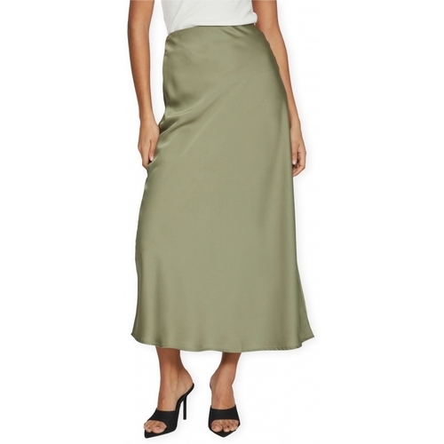 Kleidung Damen Röcke Vila Noos Elette Skirt - Oil Green Grün