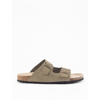 Schuhe Herren Pantoffel Keslem 38775 Kaki
