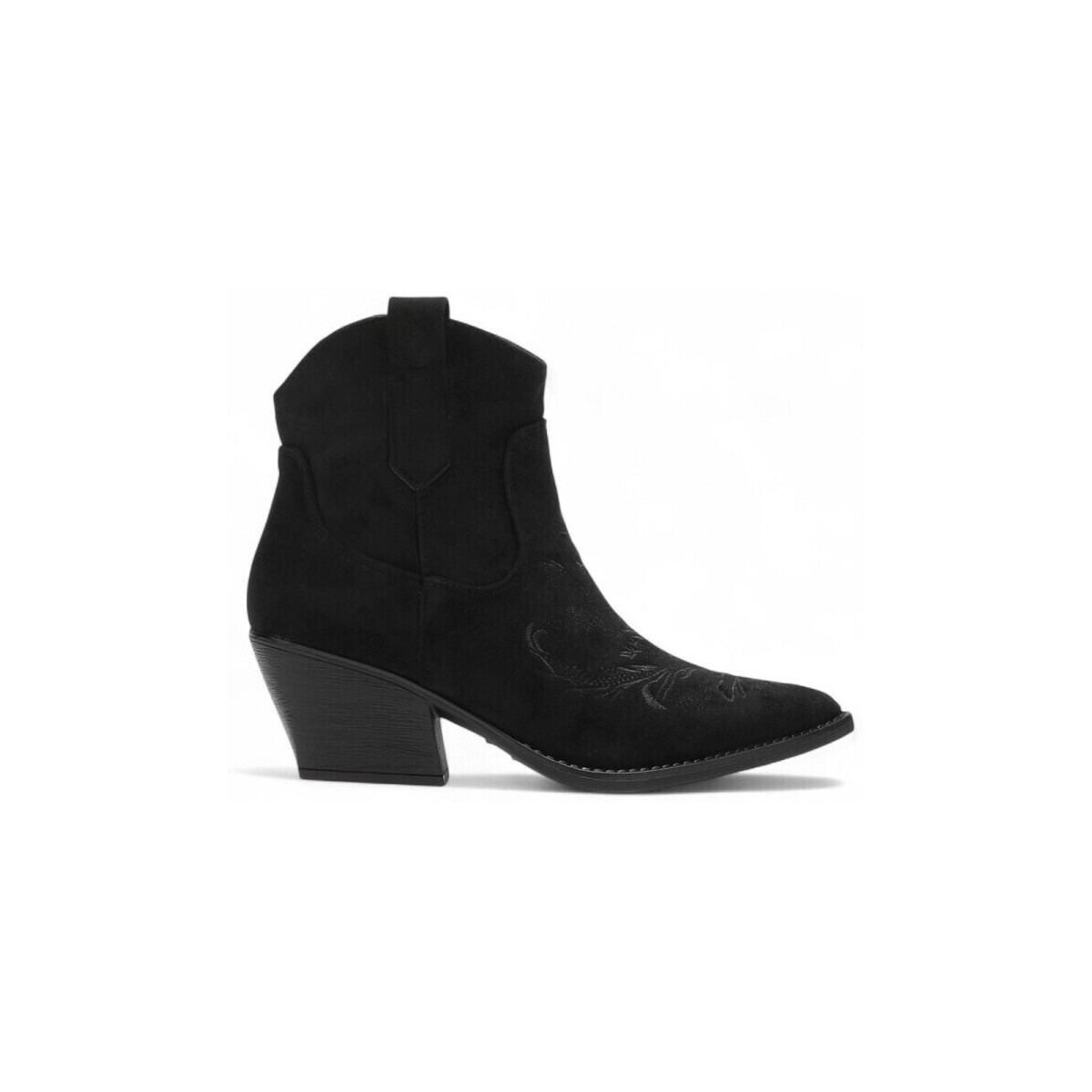 Schuhe Damen Low Boots La Modeuse 75663_P179097 Schwarz