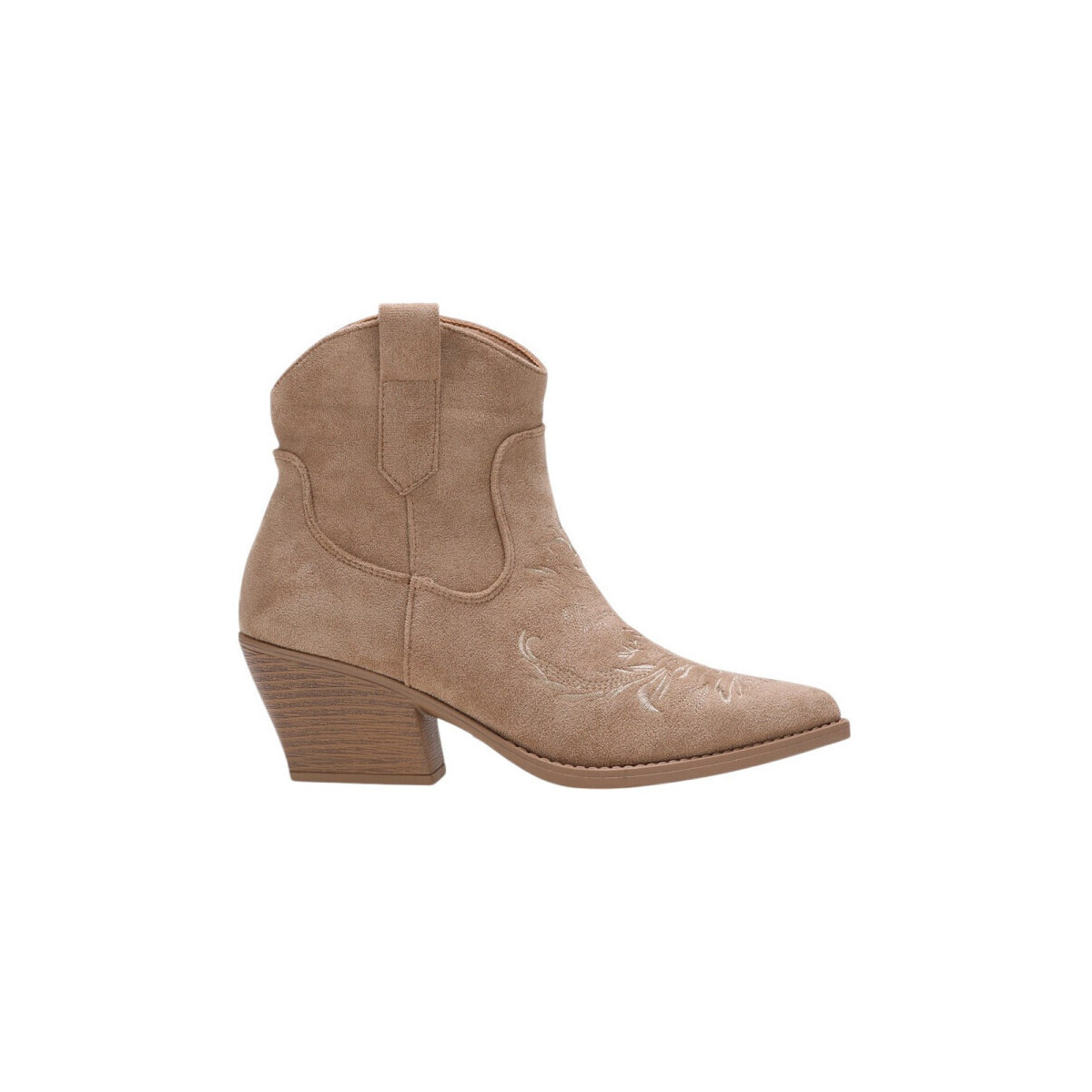 Schuhe Damen Low Boots La Modeuse 75664_P179102 Beige