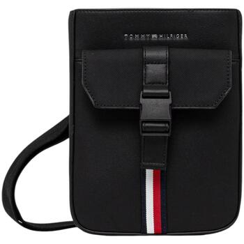 Taschen Herren Umhängetaschen Tommy Hilfiger TH FOUNDATION MINI CROSSOVER AM0AM13480 Schwarz