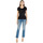 Kleidung Damen T-Shirts Guess CN SS EMBRO SCRIPT LOGO TEE W5YI46 J1314 Schwarz