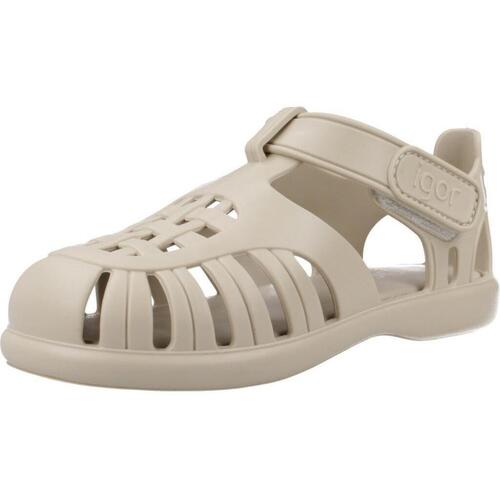 Schuhe Jungen Zehensandalen IGOR S10271 Beige