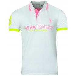 Kleidung Herren T-Shirts & Poloshirts U.S Polo Assn. US-50336-RAMS-100 Weiss