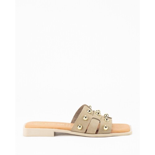 Schuhe Damen Sandalen / Sandaletten Keslem 40645 Beige