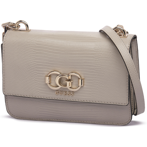 Taschen Damen Taschen Guess TAU SALINGE FLAP CEOSSBODY Beige